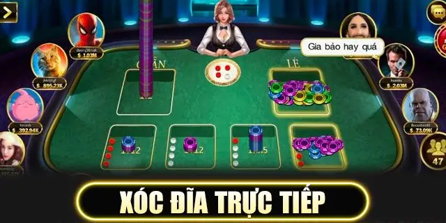 Xóc Đĩa Trực Tiếp