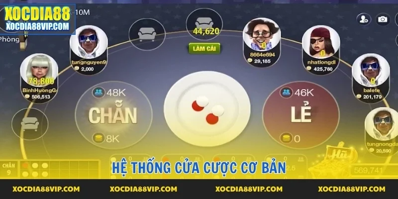 Cửa cược đa dạng, odds thưởng xanh chín