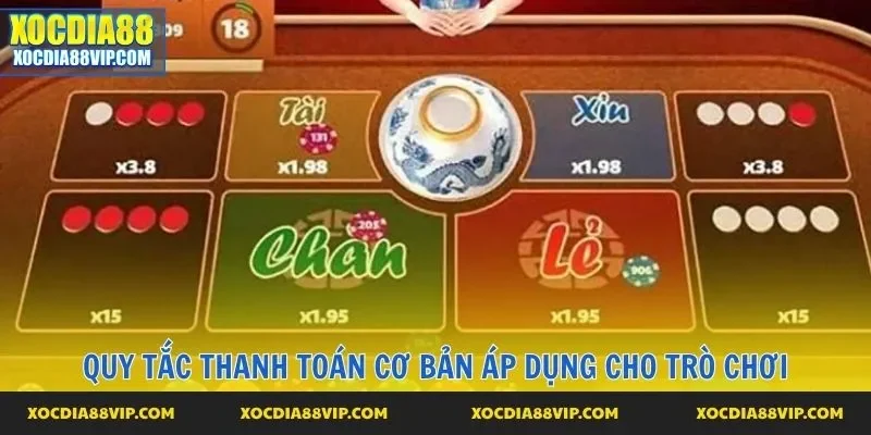 Quy tắc thanh toán cơ bản áp dụng cho trò chơi
